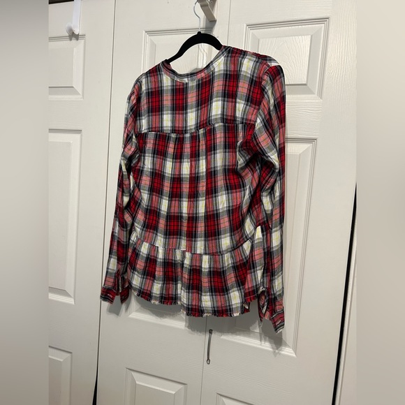 Splendid Patterned (Plaid) Blouse - Picture 6 of 9